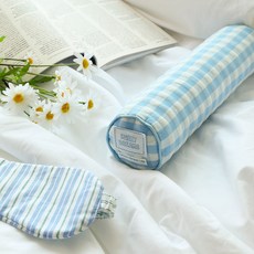 그린모먼트랩 스윗드림 메밀 경추베개, 블루, 1개