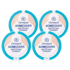 Dermacall Acne Cover 啞光粉, 21 Porcelain, 4盒