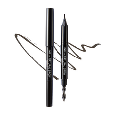 PASSIONCAT 自然雙頭眼線筆 1g, 木炭棕, 1個