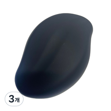 있어빌리티 셀프왁싱 브라질리언 재사용 가능한 바디 뷰티 도구 물리적 제모기 블랙, 3개