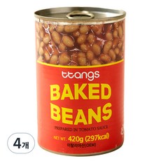 Ttangsbudaejjigae 茄汁焗豆, 4個, 420g