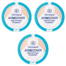 Dermacall Acne Cover 啞光粉, 21 Porcelain, 3盒