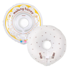 Malang honey 嬰兒游泳頸圈組 黃色 1組