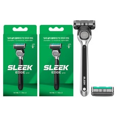 DORCO 多可樂客 Slick Edge 刮鬍刀 + 刀片 2入組, 2套