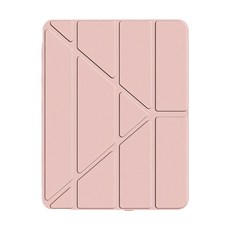 OMG 變形金剛 智能休眠喚醒平板皮套 附筆槽, 玫瑰金, 1個
