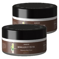 EVEROSE 愛芙蓉 都市情人 典藏系列體霜 佛手柑&麝香, 200ml, 2罐