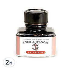 제이허빈 만년필 칼라잉크 30ml, 루이에당크르/녹슨닻 58, 2개