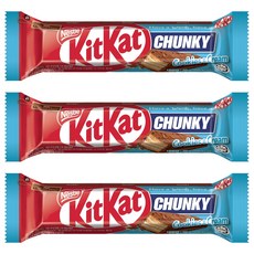 Nestle 雀巢 KitKat Chunky 巧克力餅乾奶油風味, 38g, 3個
