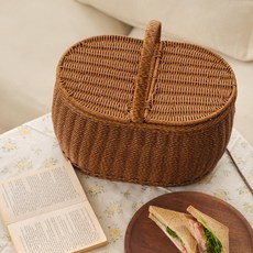 house recipe. Fleet 野餐籃, 1個, 棕色