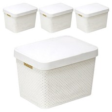 센스2030 커버 바스켓, IVORY, 4개