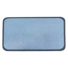 Minimalism 日竹門 軟式珪藻土吸水地墊 邊界系列, 幾何紋, 1個