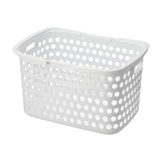 簍空款洗衣籃 300g, 白色
