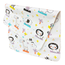 防水保潔護理墊 嬰兒床用 卡通圖案, 1個