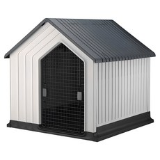 네이처펫 시그니처 빅사이즈 강아지 야외용 하우스, 그레이, 1개