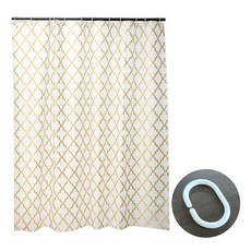 Antis Laon 浴簾 金色 150 x 180 厘米, 1個