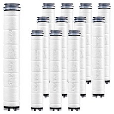 DAELIM BATH D.Clean蓮蓬頭用多重過濾替換濾芯Plus, 無香, 12個