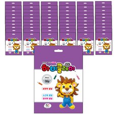 토단교재 하비클레이 60p, 형광보라, 50g, 1개