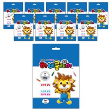 토단교재 하비클레이 10p, 파랑, 50g, 1개