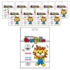 토단교재 하비클레이 10p, 하양, 50g, 1개