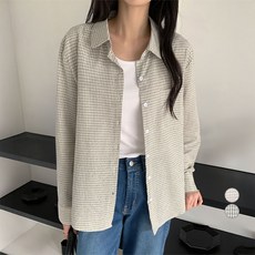 afinar 女性格紋襯衫