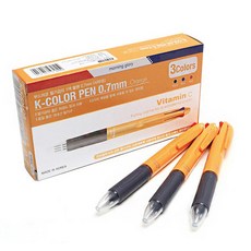 牽牛花 1000 K 色 3 色圓珠筆 0.7mm, 橘色, 12入