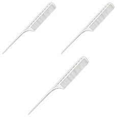 YS Park YS-101尾梳, 白色, 3支