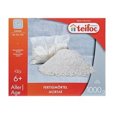 teifoc DIY益智磚塊建築玩具 1KG水泥補充包, 1盒