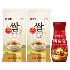 샘표 쌀 소면 400g 2p + 비빔장 350g, 1세트