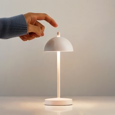 플랜룩스 세르네 무선 LED 미니 스탠드 무드등 램프, 화이트