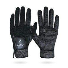 까스텔바작 남녀공용 겨울용 방한 슈프림 골프 장갑 양손용 CS5GL204, 블랙, 1개