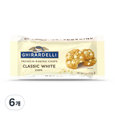GHIRARDELLI 鷹牌 白巧克力豆, 312g, 6個