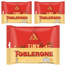 TOBLERONE 瑞士三角迷你牛奶巧克力, 200g, 3袋