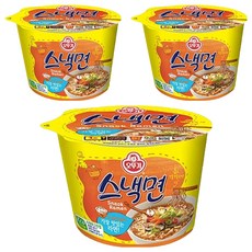 오뚜기 스낵면 90g, 3개