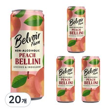 벨부아팜 피치 벨리니, 20개, 250ml