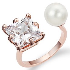 해수엘 여성용 925 실버 반지 MSR034