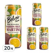 벨부아팜 패션후르츠 마티니, 20개, 250ml