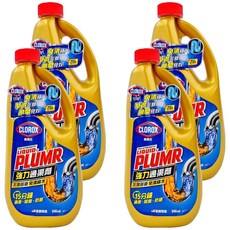 CLOROX 高樂氏 強力水管通渠劑, 15分鐘溶解毛髮 946ml, 4瓶