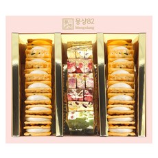 Mengxiang82 夢想 牛軋餅禮盒 A款+提袋, 7種, 1組