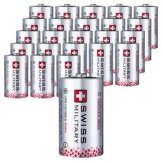 SWISS MILITARY 鹼性散裝 DM 電池, 2入, 12個