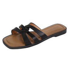 라블 여성용 발볼커버 스트랩 슬리퍼