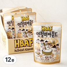 바프 인절미맛 아몬드, 40g, 12봉