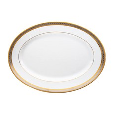 하빌랜드 벵돔플레이스 오발접시 40 x 31 x 3.8 cm, 혼합색상, 1개