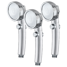 Saenghwalgongsik 三級高壓淋浴噴頭, 3個, 銀