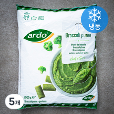 아르도 브로콜리 퓨레 포션 (냉동), 1kg, 5개