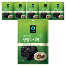 대상 청정원 청정다시마, 80g, 6개