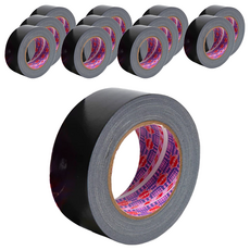 HarVest 蘋果牌 大力膠帶 防水布膠帶 48mm x 25m 黑色, 12個