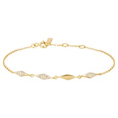 아니아하이에 여성용 골드 멀티 스파클 925 실버 팔찌 B061-04G + 쇼핑백