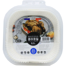 Living Berry JJ HAPPY HOUSE 氣炸鍋專用烘焙紙, 23cm, 90入, 1組