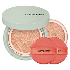 GIVERNY 貼膚遮瑕氣墊粉餅正裝 12g+替換蕊 12g組, 23NW Medium Beige, 1組