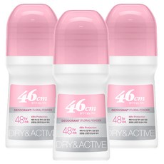 온더바디 46cm 나이아신아마이드 롤온 데오드란트 플로럴 파우더향, 75ml, 3개